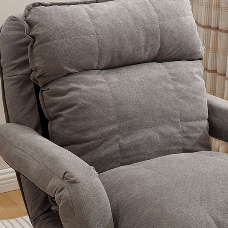 23.62" Wide Convertible Chair with Basic Four Legs Biscuit Back Armchair