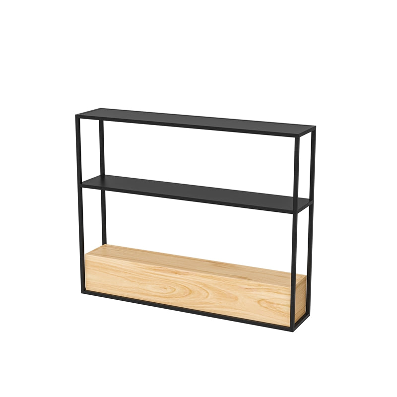 Contemporary Open Etagere Bookshelf with Metal and Shelf for Home