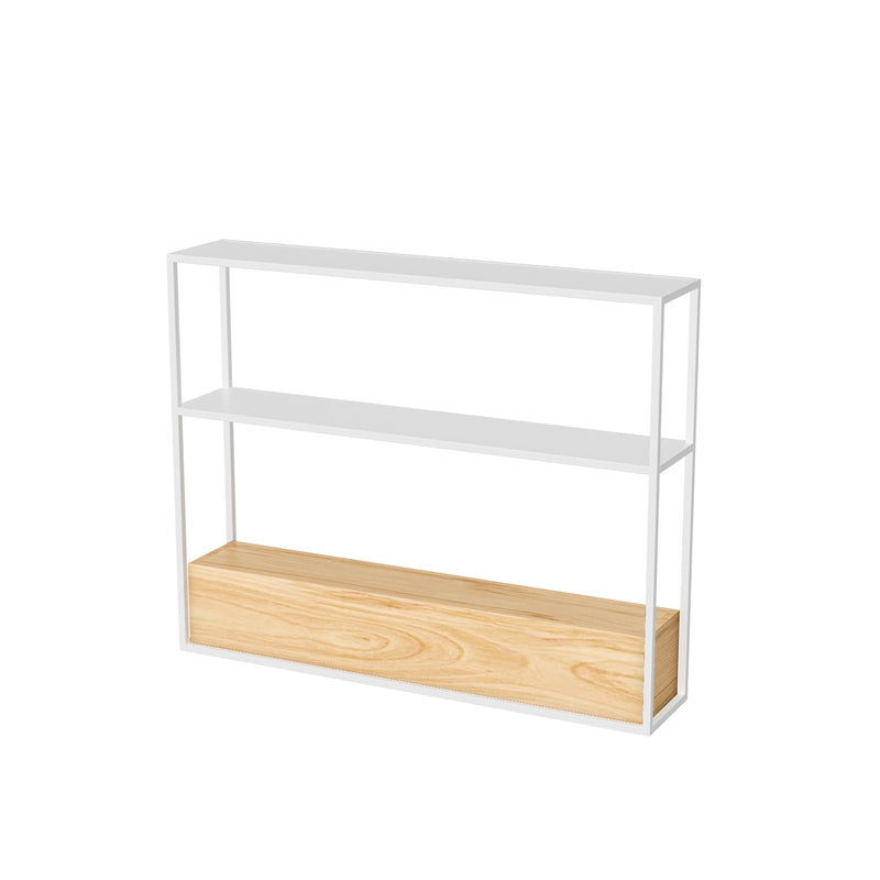 Contemporary Open Etagere Bookshelf with Metal and Shelf for Home