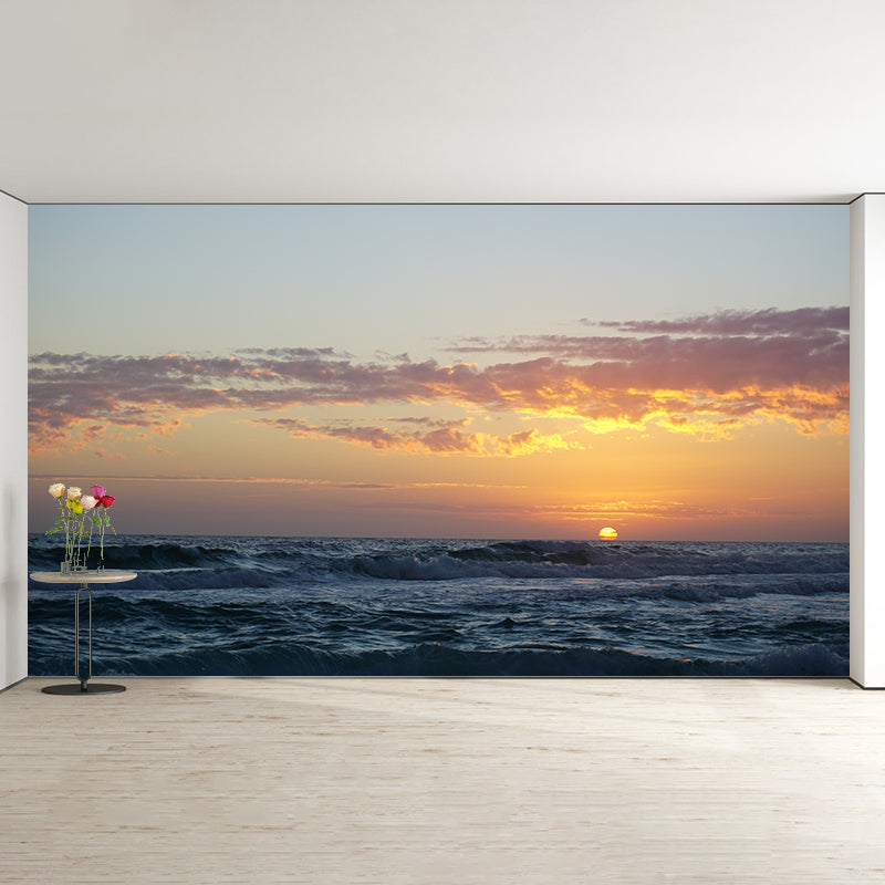 Photography Modern Wallpaper Sea Beach Living Room Wall Mural