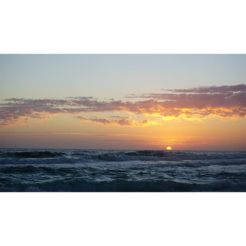 Photography Modern Wallpaper Sea Beach Living Room Wall Mural