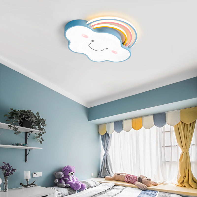 Unique Shape Ceiling Fixtures Kids Style Metal Ceiling Mounted Lights