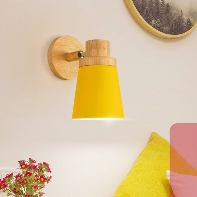 Modern Style Geometric Wall Light Sconces Metal 1 Light Wall Lighting Ideas