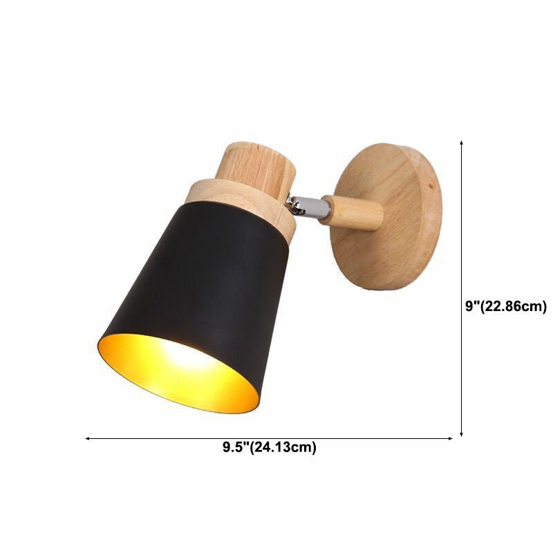 Modern Style Geometric Wall Light Sconces Metal 1 Light Wall Lighting Ideas