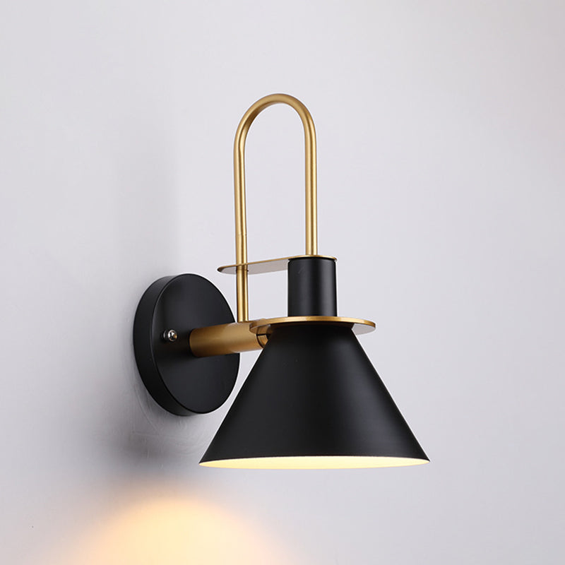 Modern Style Flared Wall Light Sconces Metal 1 Light Wall Lighting Ideas