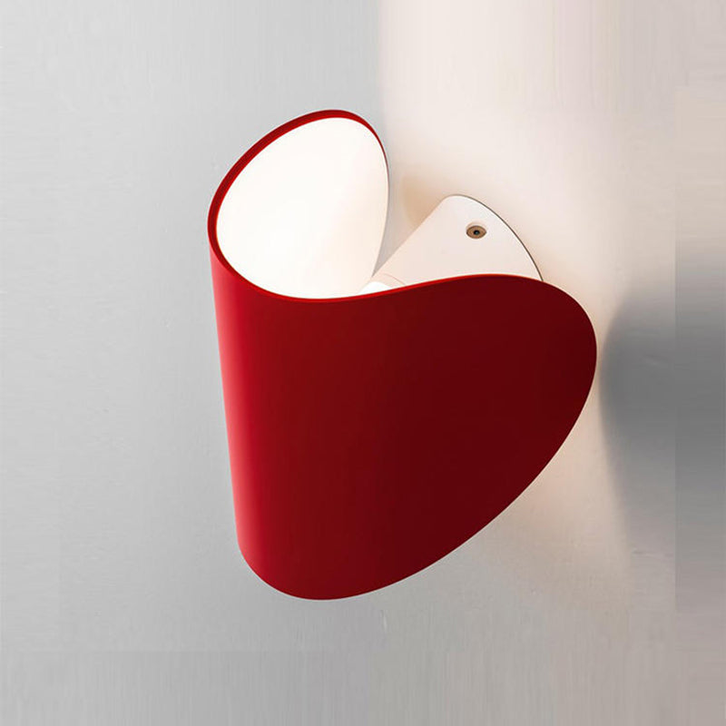 Unique Metal Wall Sconce Modern Nordic Macarons 1 Light Wall Mount Light