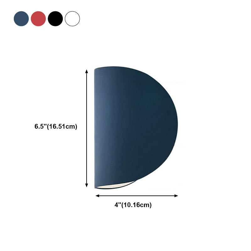 Unique Metal Wall Sconce Modern Nordic Macarons 1 Light Wall Mount Light