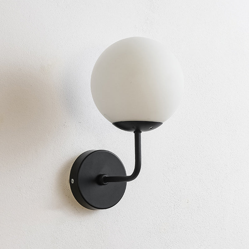 Modern Style Orb Wall Light Sconces Glass 1 Light Wall Lighting Ideas