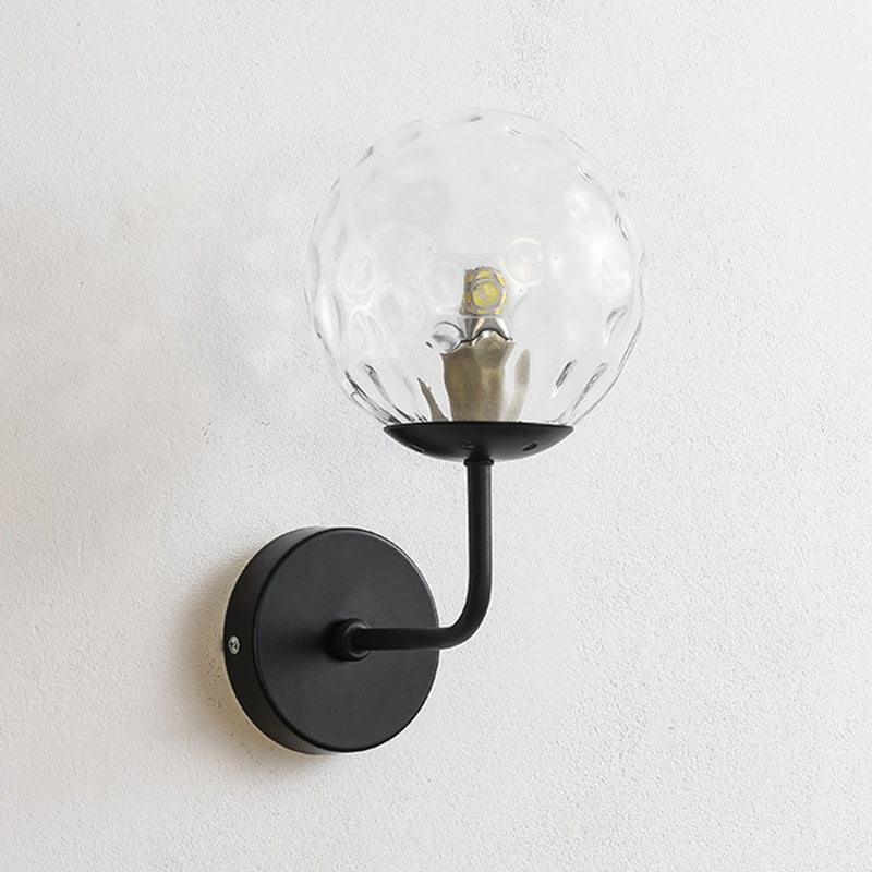 Modern Style Orb Wall Light Sconces Glass 1 Light Wall Lighting Ideas