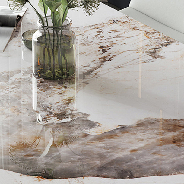 Sintered Stone Top Dining Table for Restaurant Modern Kitchen Table with 4 Legs