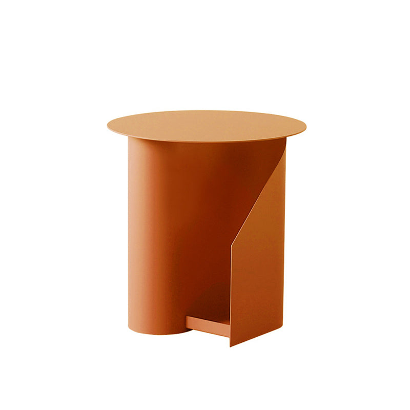 Abstract Base Design Cocktail Table Round Iron Art Coffee Table
