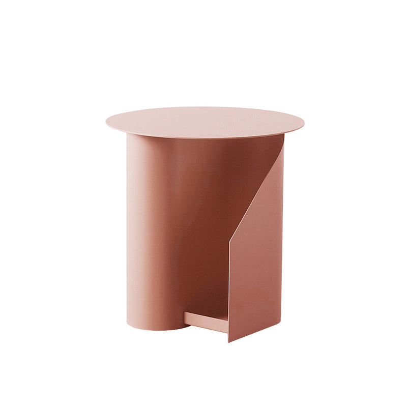 Abstract Base Design Cocktail Table Round Iron Art Coffee Table