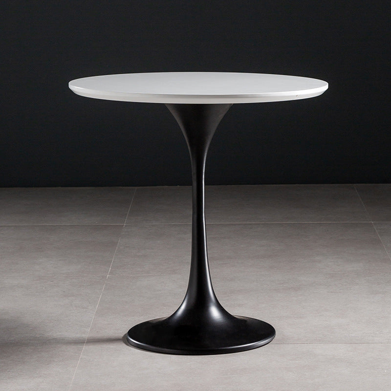 23.6" Tall Ironcraft Pedestal End Table Solid Wood Side Table