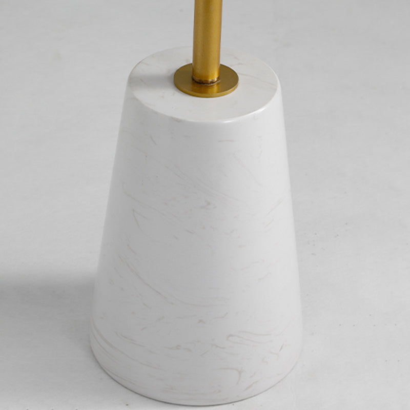 Contemporary  Pedestal End Table Metal Side Table  for Bedroom