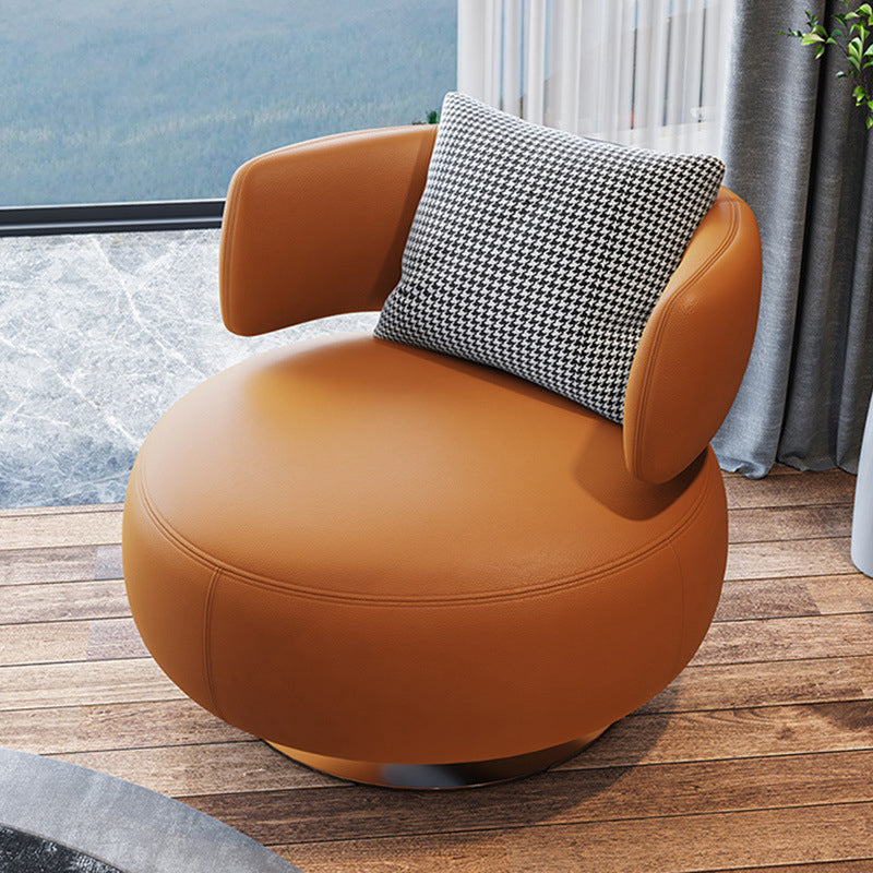Contemporary Swivel Accent Chair Armless Lounge Chair with Cushion 33"L x 26"W x 28.5"H
