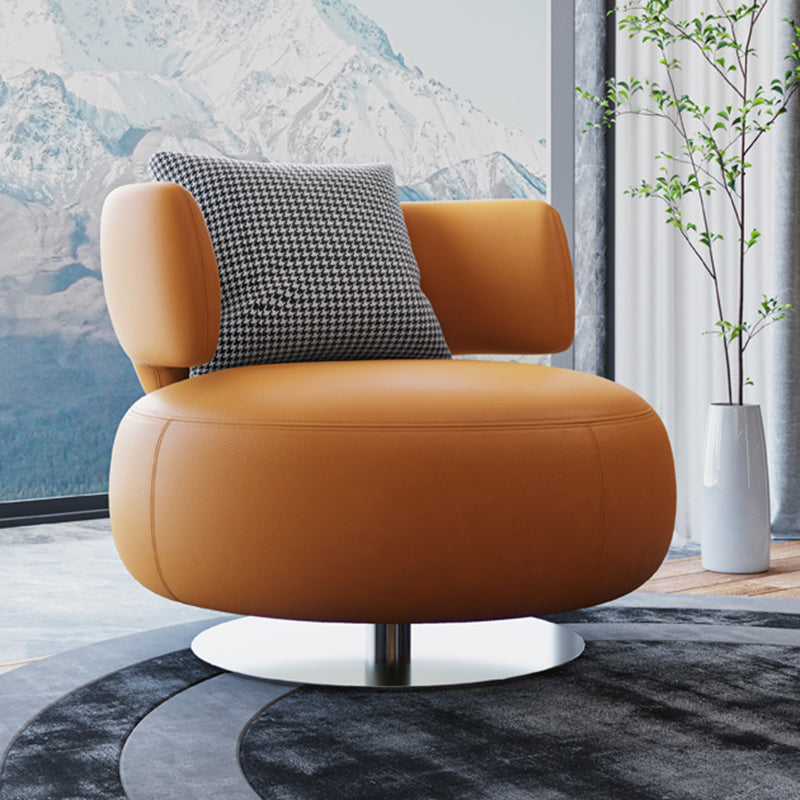 Contemporary Swivel Accent Chair Armless Lounge Chair with Cushion 33"L x 26"W x 28.5"H