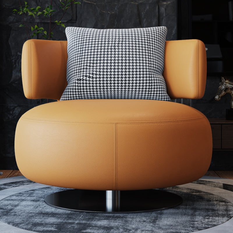 Contemporary Swivel Accent Chair Armless Lounge Chair with Cushion 33"L x 26"W x 28.5"H