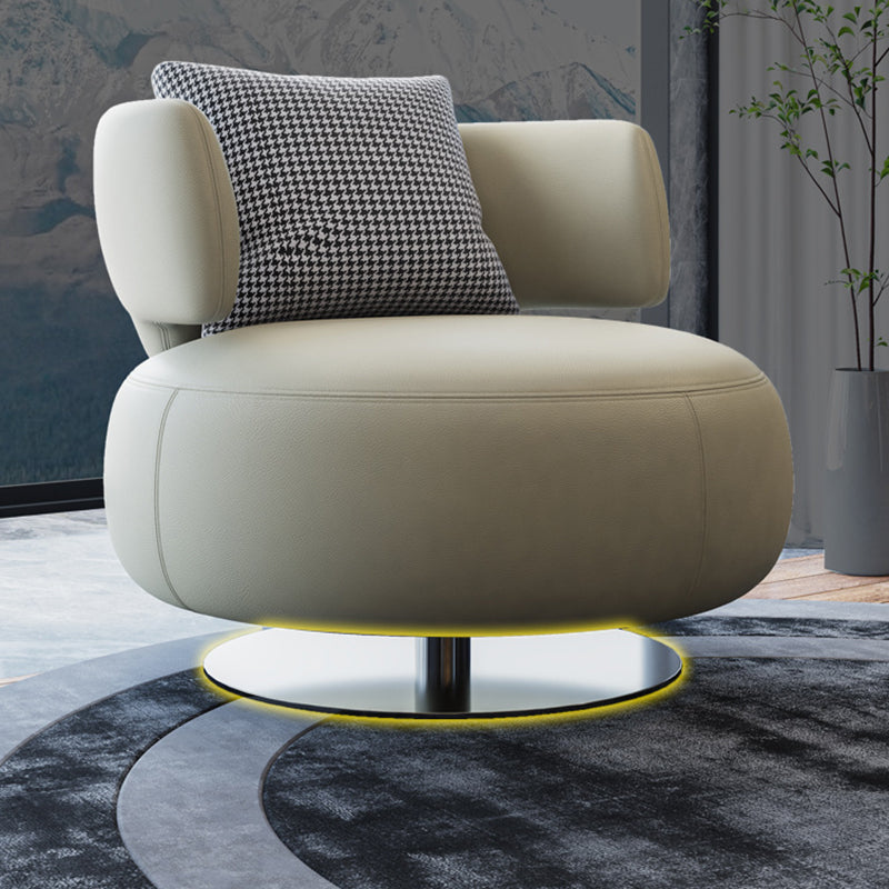Contemporary Swivel Accent Chair Armless Lounge Chair with Cushion 33"L x 26"W x 28.5"H