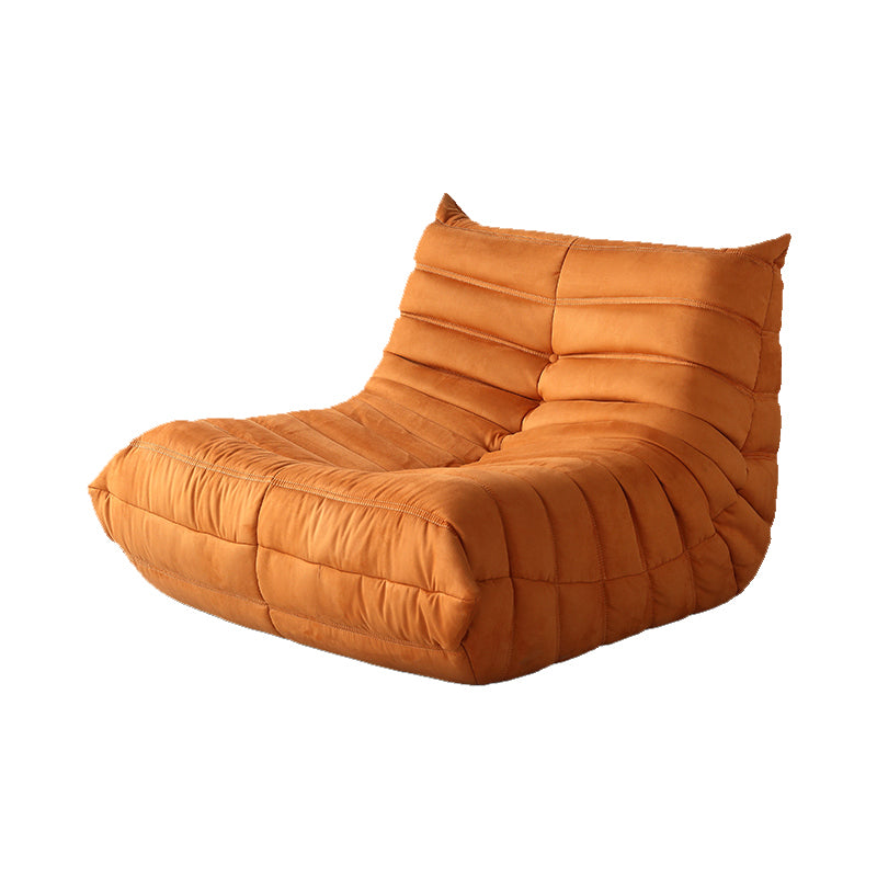 Tight Back Armless Chair Microfiber/ Suede Wear-Resistant Accent Chair