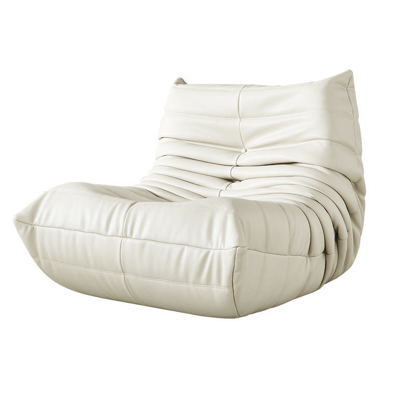 Tight Back Armless Chair Microfiber/ Suede Wear-Resistant Accent Chair
