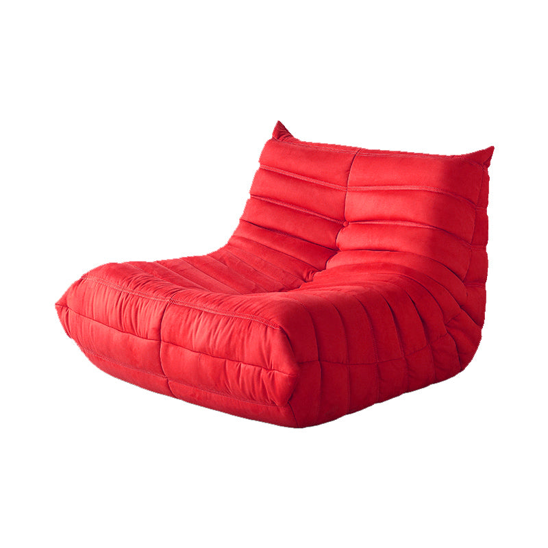 Tight Back Armless Chair Microfiber/ Suede Wear-Resistant Accent Chair