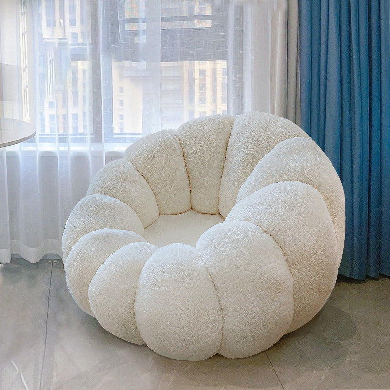 Lazy Sofa Lamb Cashmere Tatami Single Balcony Household Net Red Leisure Chair Pumpkin Sofa