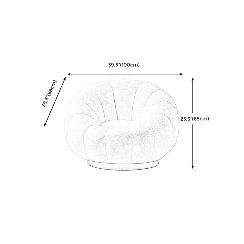 Lazy Sofa Lamb Cashmere Tatami Single Balcony Household Net Red Leisure Chair Pumpkin Sofa