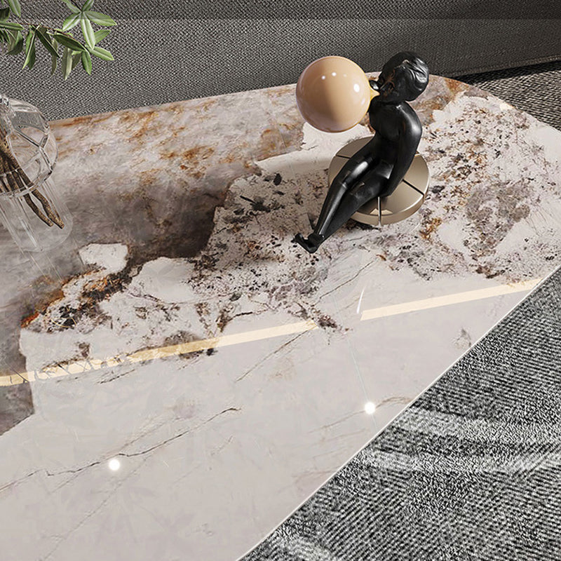 Italian Slate Special-shaped Table Modern Minimalist Designer Irregular Coffee Table