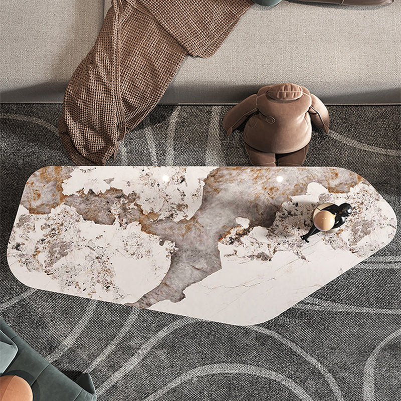 Italian Slate Special-shaped Table Modern Minimalist Designer Irregular Coffee Table
