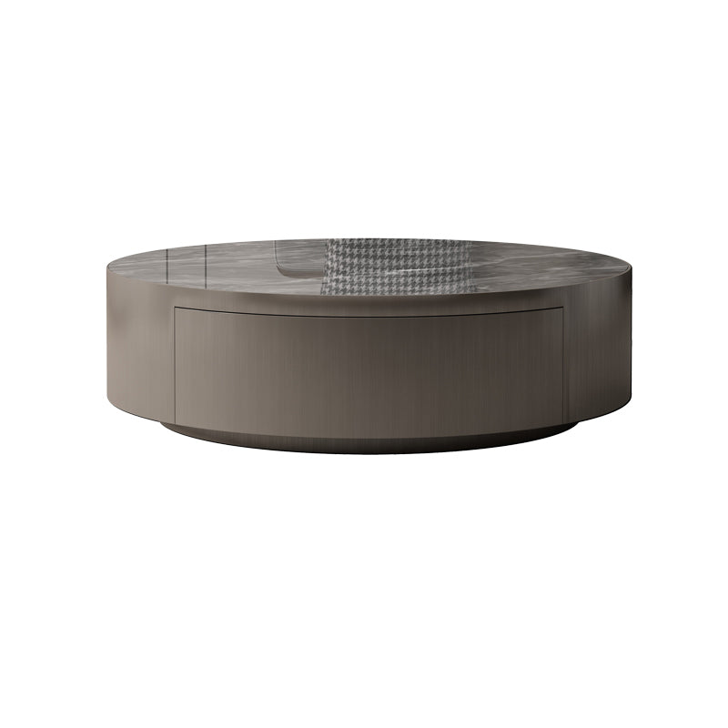 Italian-style Stainless Steel with Drawer Slate Modern Minimalist High-end Combination
