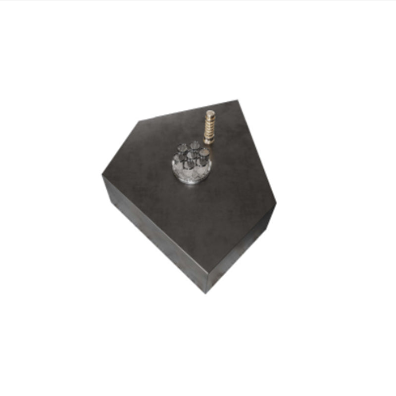 Abstract Shape Base Design Stainless Steel Hussey/bronze Free Shape Coffee Table