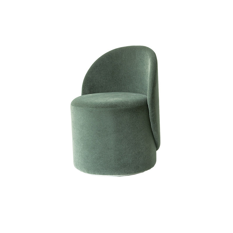Scandinavian Solid Color Armless Chair Tight Back Accent Chair