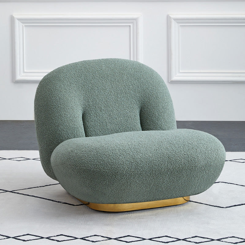 Wool Armless Chair 31.49" L x 27.55" W x 26.77" H Armless Chair for Living Room