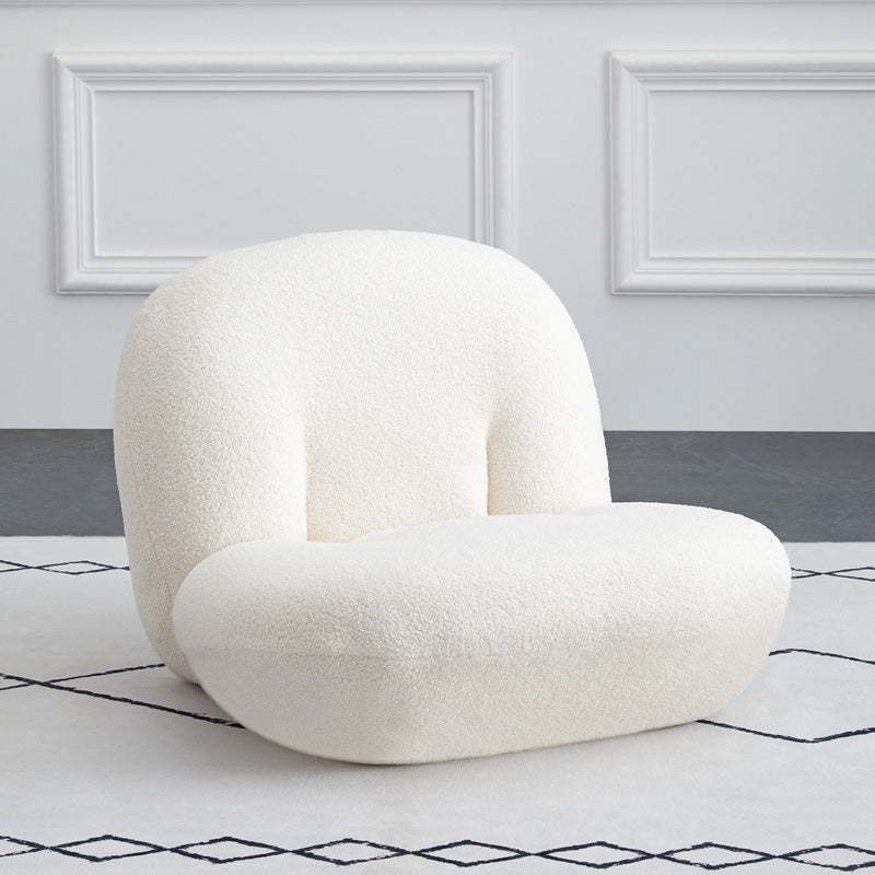 Wool Armless Chair 31.49" L x 27.55" W x 26.77" H Armless Chair for Living Room