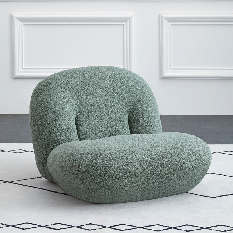 Wool Armless Chair 31.49" L x 27.55" W x 26.77" H Armless Chair for Living Room