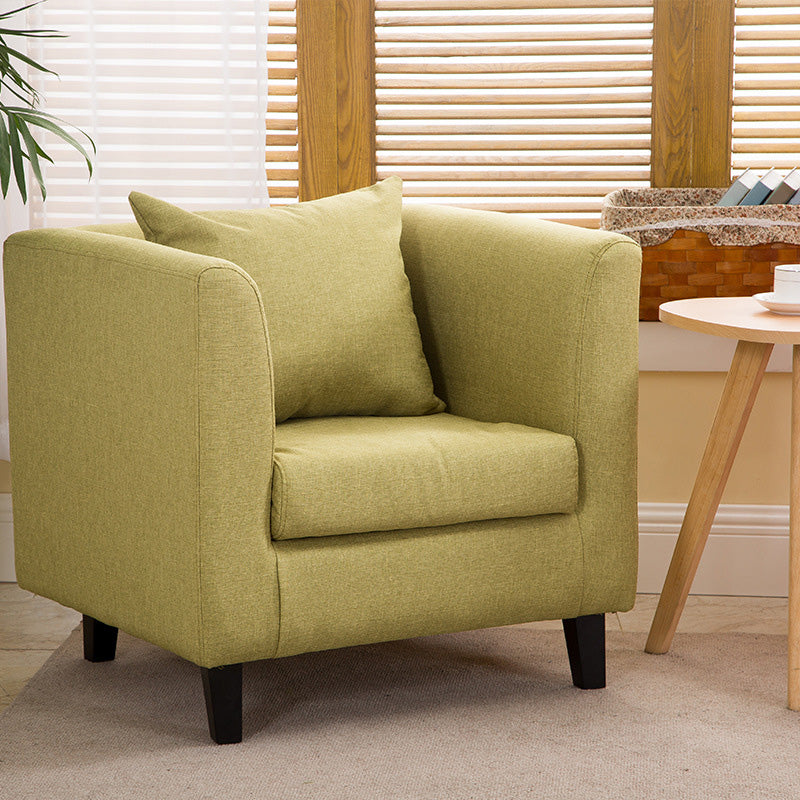 Arms Included Chair 25.5" L x 24"W x 23.6"H Linen Chair for Living Room