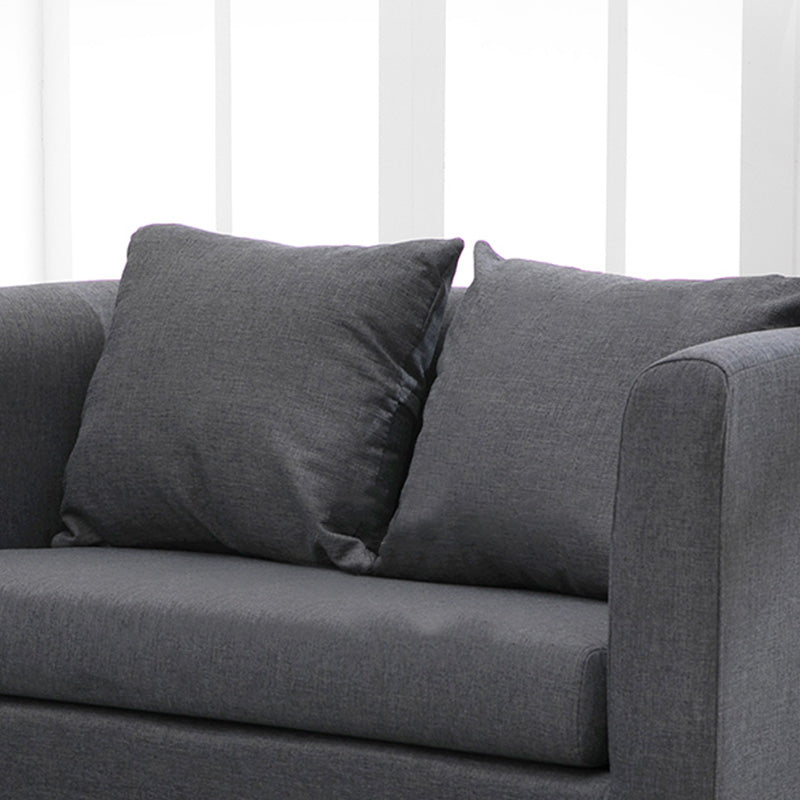 Arms Included Chair 25.5" L x 24"W x 23.6"H Linen Chair for Living Room