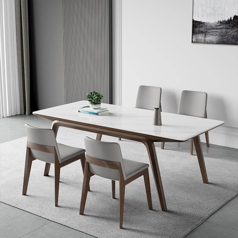 Designer Style Sintered Stone Top Dining Set Rectangle 1/3/4/5/7 Pieces Dining Table Set