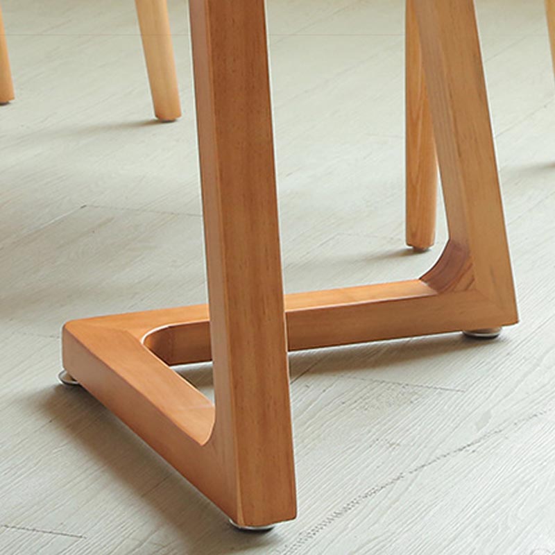 Simplicity Restaurant Table Oval Solid Wood Dining Table for Dining Room