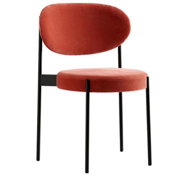 Contemporary Open Back Dining Chair Upholstered Dining Side Chair