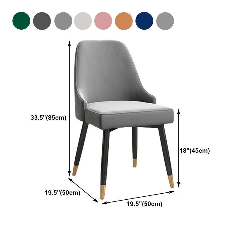 Contemporary Parsons Dining Chair Upholstered Side Chair for Dining Room