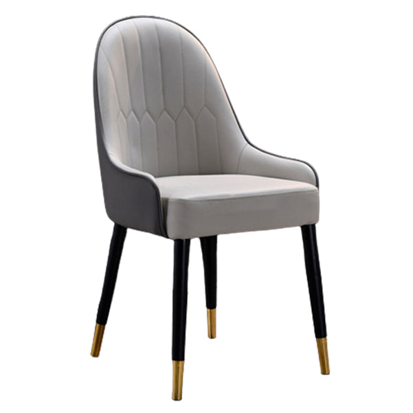 Solid Wood Modern Home Dining Chair Matte Finish Parsons Side Chair
