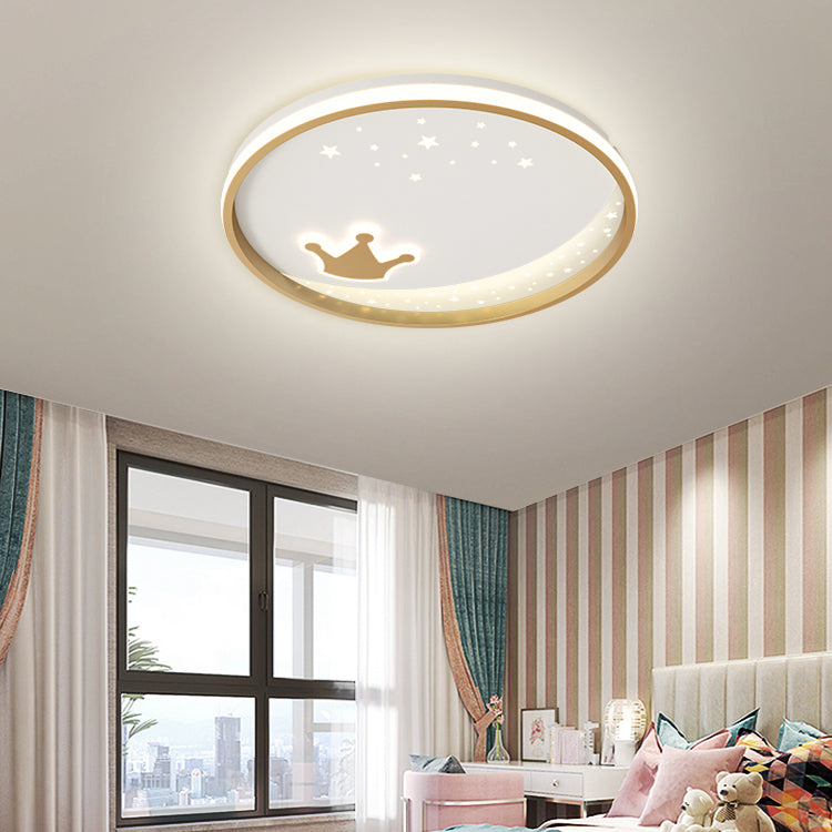 Kids Style Unique Shape Ceiling Fixtures Metal 2 Light Ceiling Mounted Lights