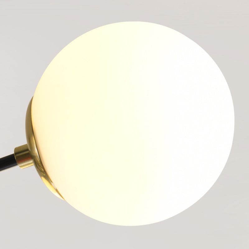 Ball Glass Shade Ceiling Light Modern Bedroom Ceiling Lamp Fixture