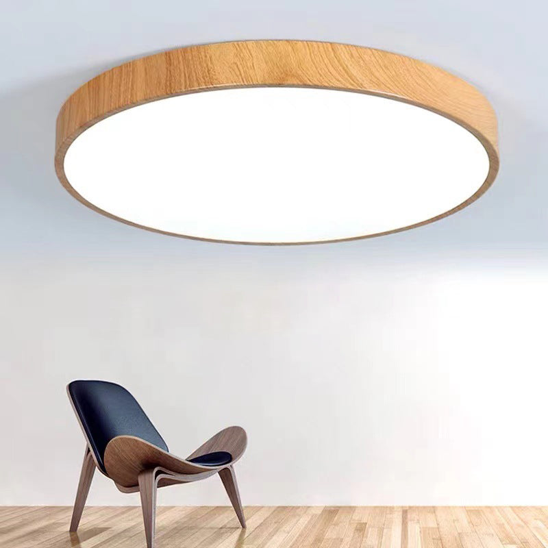 Modern Style Circle Shape Ceiling Lighting Metal 1 Light Ceiling Lighting for Living Room