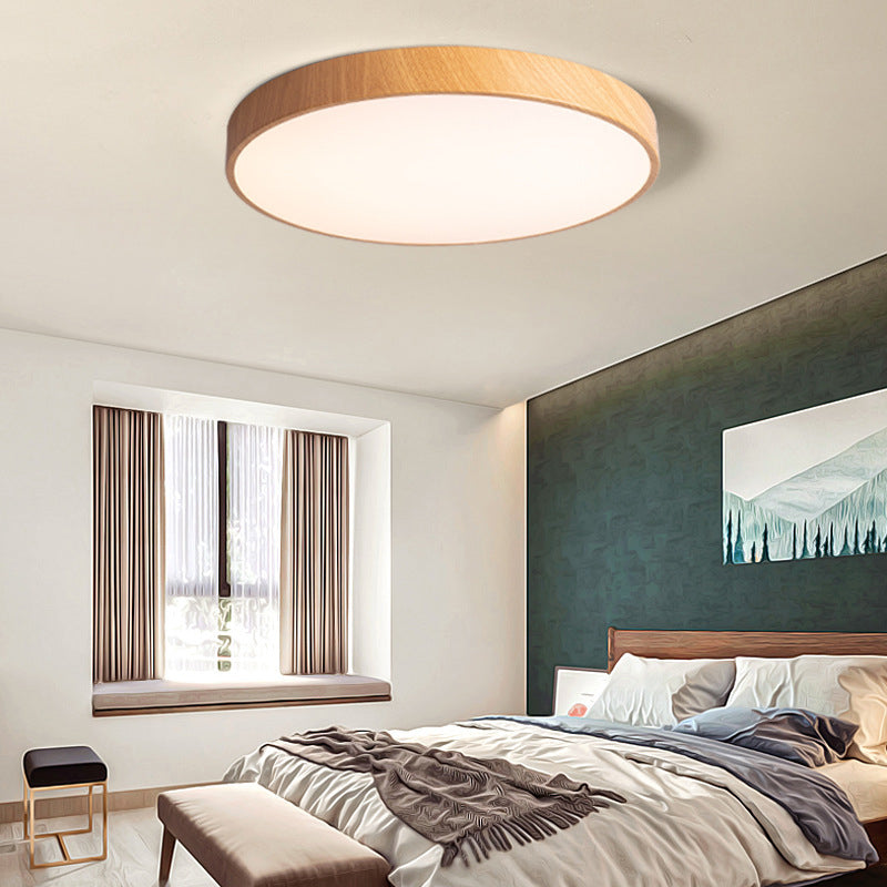 Modern Style Circle Shape Ceiling Lighting Metal 1 Light Ceiling Lighting for Living Room