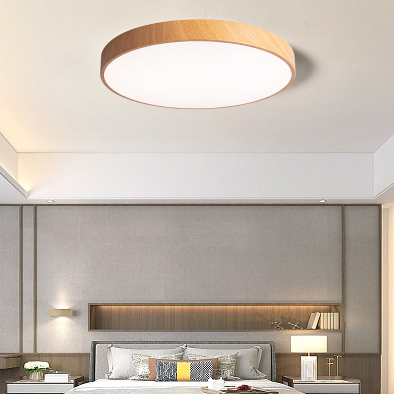 Modern Style Circle Shape Ceiling Lighting Metal 1 Light Ceiling Lighting for Living Room