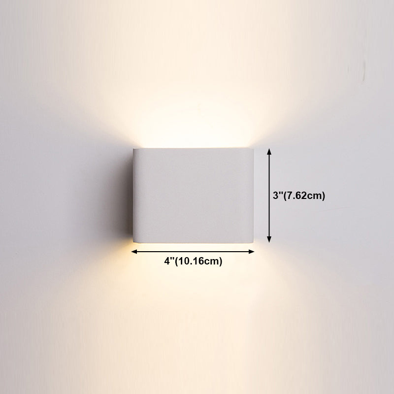 Metal Square Shape Wall Light Modern Style Multi Lights Wall Mounted Light Fixture