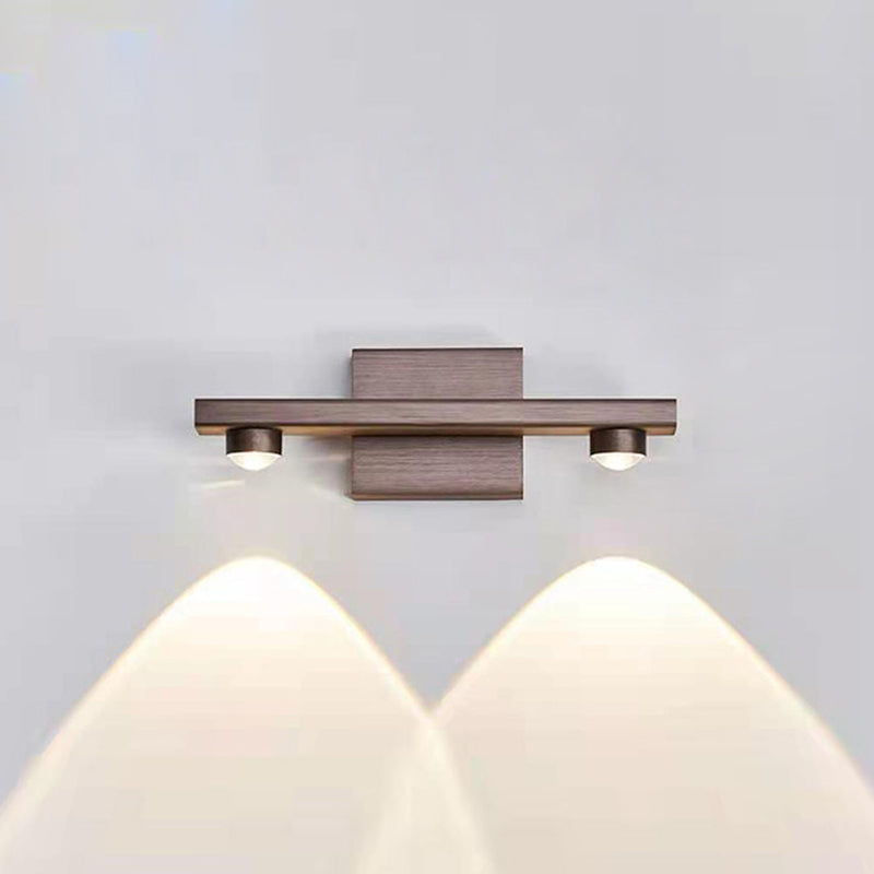 Aluminum Linear Wall Light Fixture Postmodern LED Up Down Wall Sconce