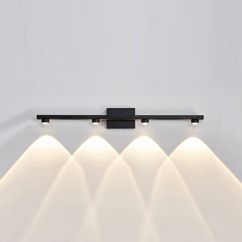 Aluminum Linear Wall Light Fixture Postmodern LED Up Down Wall Sconce